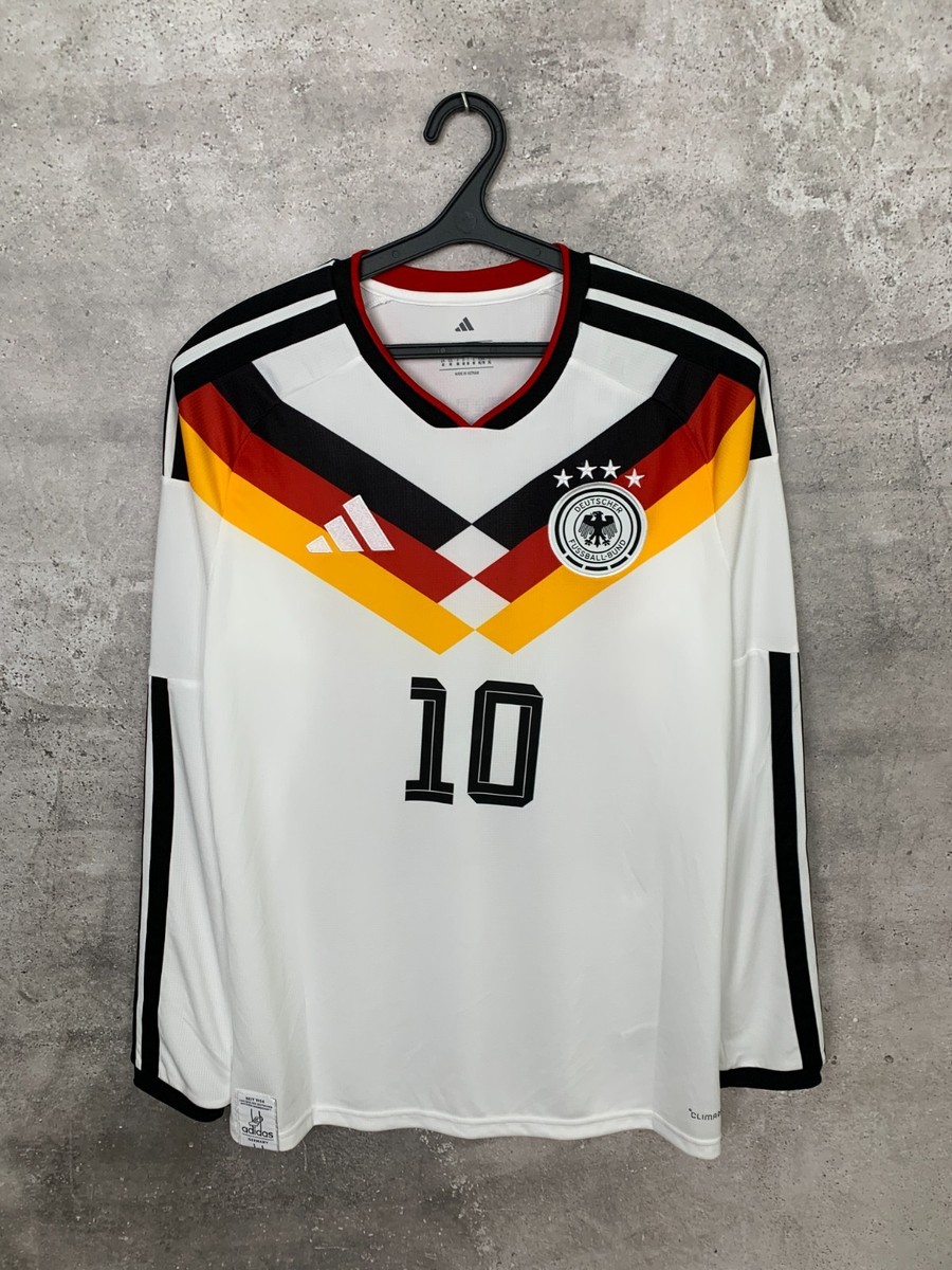 GERMANY 2026 HOME FOOTBALL SHIRT #10 MUSIALA ADIDAS LONG SLEEVE