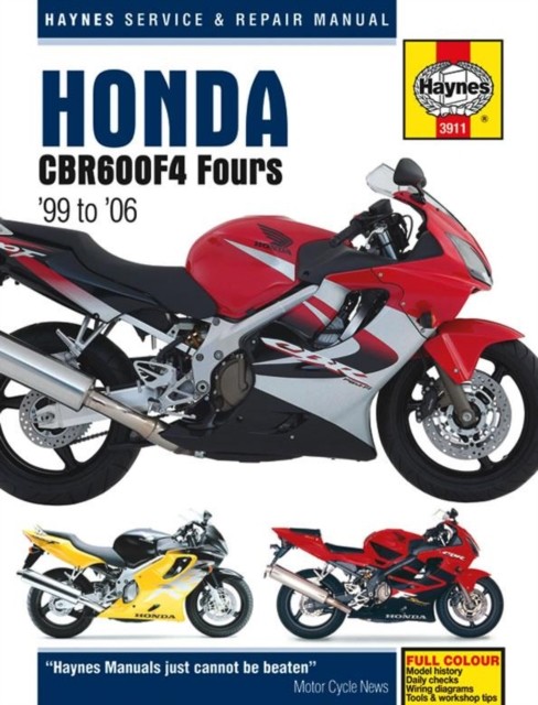 Honda CBR600F4 Fours (99 - 06) by Haynes Publishing (Paperback Book)