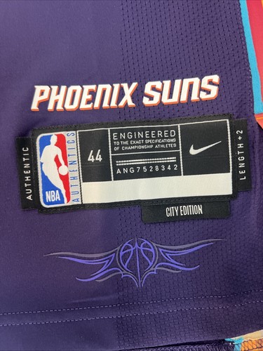 Maglia Nike Authentic Phoenix Suns Devin Booker 2023-24 City Edition Jersey M 44 - Foto 4 di 12