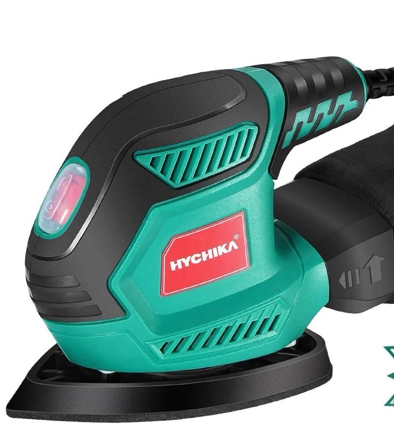 HYCHIKA Sander for Wood 200W, Detail Electric Sander with Dust Collector MS200W