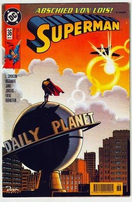 Superman Band 36 von Juni 1998 Abschied von Lois Verlag DC Dino Zustand sehr gut