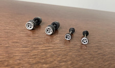 HTF Vintage Aurora AFX 4-Gear Magnatraction Front/Rear Axles w/Mag Wheels