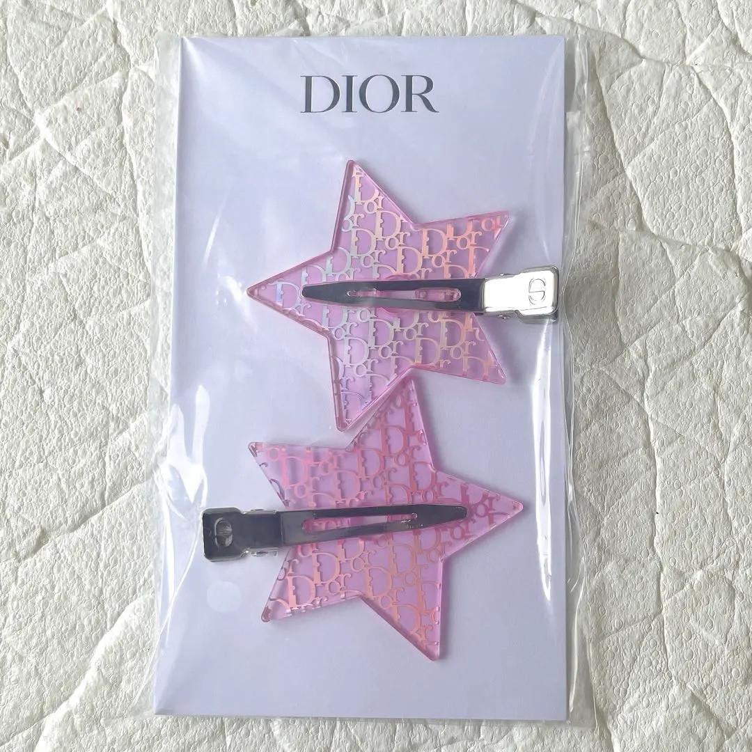 Dior Hair Clip Hairpin Backstage Pink Star 2026 not for Japan Rare