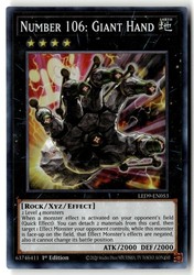 Number 106: Giant Hand - LED9-EN053 - Super Rare - 1st Edition