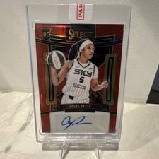 2024 Panini Select WNBA - Rookie Signatures Angel Reese #SG-AR Red Prizm /99