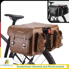 WEST Biking Retro Fahrradtasche 20L Gepäcktr...