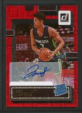 2022-23 JOSH MINOTT 35/99 AUTO PANINI DONRUSS MAZE RED RATED ROOKIE RC #245