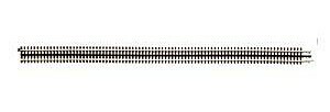 Riel Atlas O 6056 escala O níquel plata con lazos marrones - 3 rieles -- pista flexible de 40" | Zustand: New