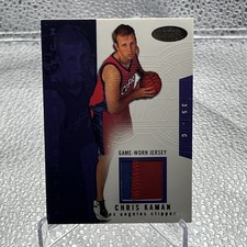 2003-04 Hoops Hot Prospects - Future Swatch Chris Kaman #93 /500 (MEM, RC)