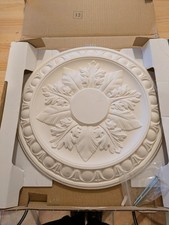 Artex Ornate Ceiling Rose Decorative Plaster Moulding 36 cm heritage richmond