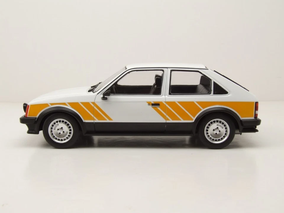 Opel Kadett D SR 1983 weiß gelb Modellauto 1:18 MCG - Bild 3 von 4