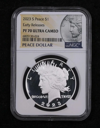 2023 S NGC PF70 Ultra Cameo Early Releases Peace Dollar