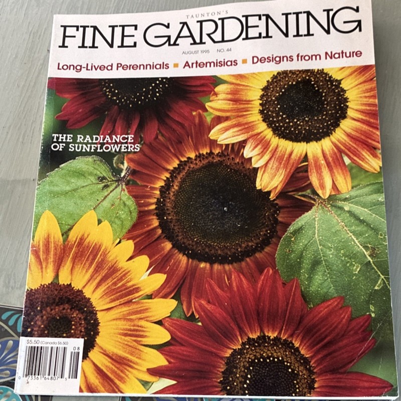 Taunton Fine Gardening Magazine Aug 1995 Illustrated Issue No. 44 