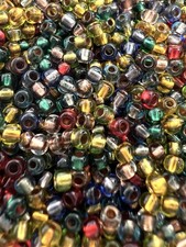 40 Grams  11/0  MULTICOLOR COPPER LND MIX  CZECH GLASS SEED BEADS LOT