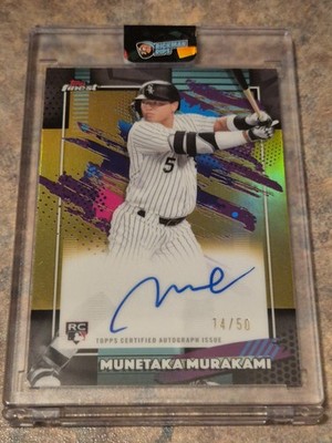 2026 Topps Finest Munetaka Murakami White Sox FA-MMU RC Auto True Gold /50