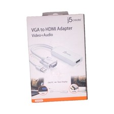 j5create VGA to HDMI Adapter JDA204 Video + A...