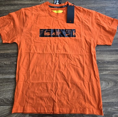 NWT Nike ISPA NR1119 ABCD T-Shirt Orange Mens Size Large DV0687-817 