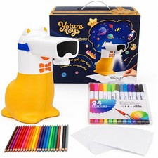 Yoturetoys AI Drawing Projector Kit with Art Supplies for Kids 5-12