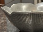 Pewtarex York Pewter Serving Bowl Flower Motif Made in York PA — photo 6
