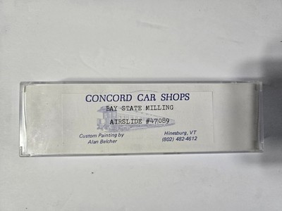ATLAS N SCALE 38691 Concord Car Shop BAY STATE MILLING AIRSLIDE HOPPER #44307