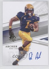 2014 SP Authentic Auto Dri Archer #31 Auto 0c2