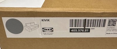 Ikea KIVIK Loveseat 2 seat COVER ONLY, gunnared medium gray 405.576.81 - NEW