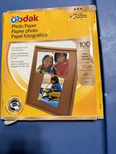 Kodak Gloss Photo Printer Paper Letter 8.5x11 100 Sheets 180gsm White