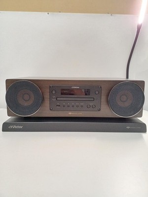 VICTOR EX-D7 Wood Cone All-In-One Audio System w/ Remote Works Tested TMB00 8.0