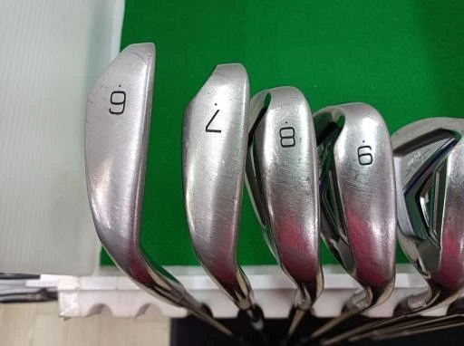 MIZUNO JPX EIII SV TITANIUM FACE Iron Set 6-9+Pw+Gw+Sw Orochi Light Graphite - Image 3 of 4