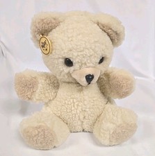 Vintage 1986 Russ Snuggle Puppet White Bear Plush 10  