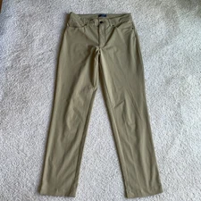 VRST Pants Mens 30x30 Tan Slim Straight Performance Tech Commuter Golf Chino