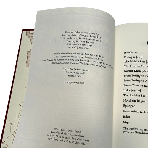 Ronald Latham Travels of Marco Polo Folio Society Book 1968 Hardcover with Case - Picture 9 of 12
