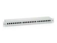 Equip 326324 Patchpanel equip 24x RJ45 Cat6 19" 1HE grau