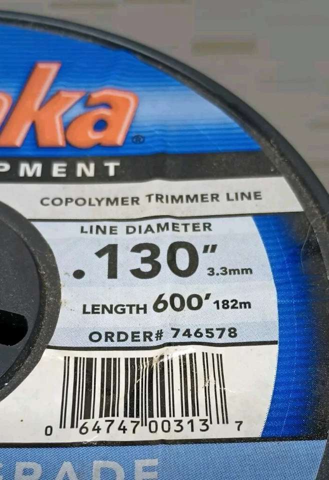 Línea de recortadora comercial Tanaka 600' copolímero bastante 0,130" diámetro grado 746578 Foto 2 de 4