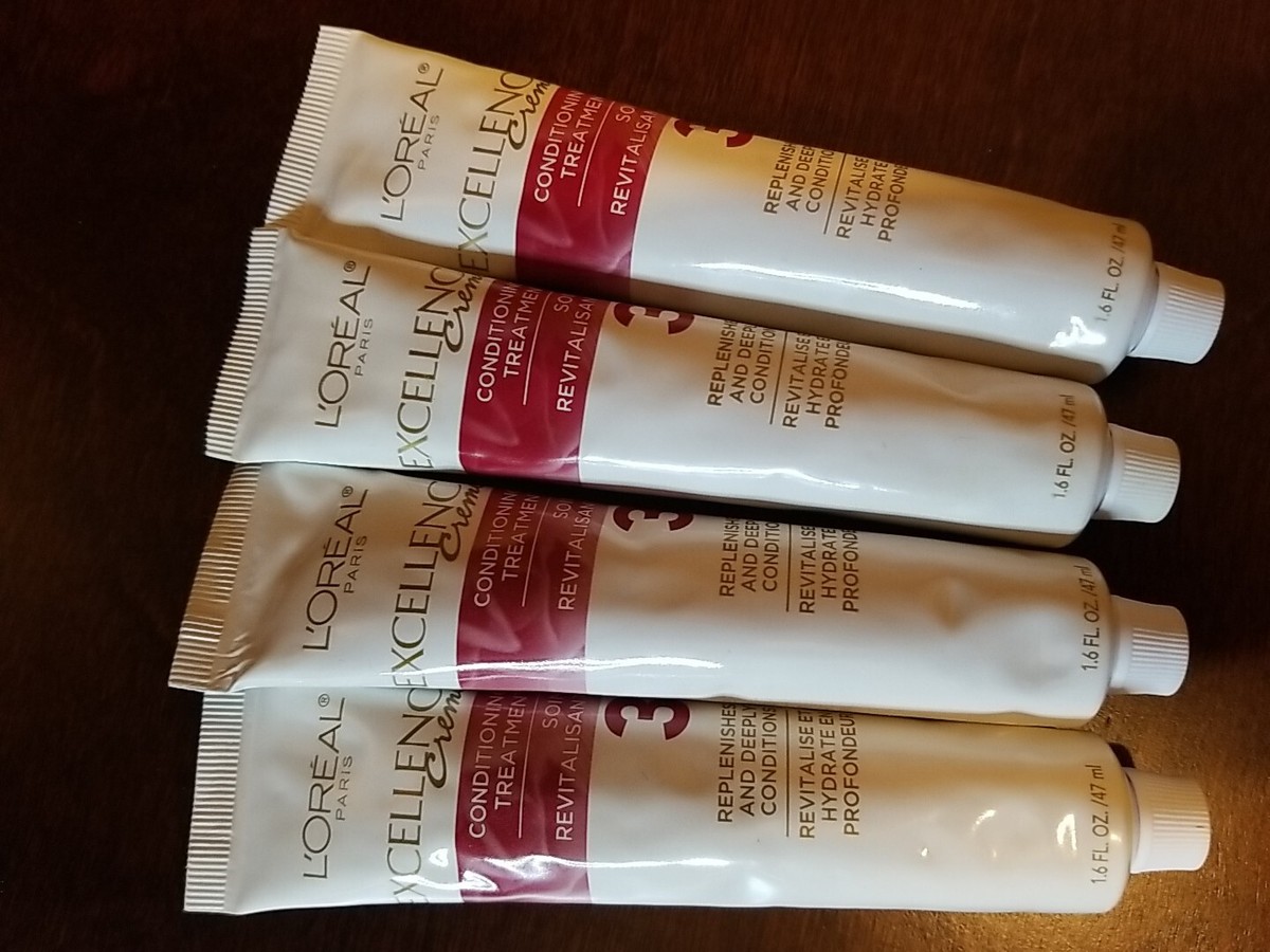 4 ea. Loreal Excellence Creme Conditioning Hair Treatment #3 | eBay