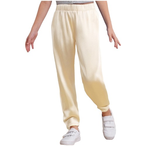 Pantalones de cintura elástica inferior para niños Pantalones para el hogar Ropa de uso diario Sedosa - Imagen 6 de 80