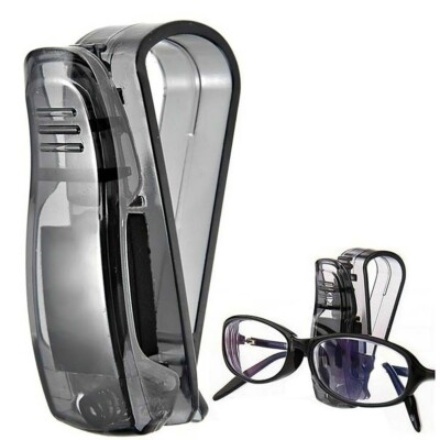 Sun Visor Sunglasses Eye Glasses Clip Card Pen Holder Clip Black Car Accessory Sun Visor Sunglasses Eye Glasses Clip Card Pen Holder Clip Black Car Accessory