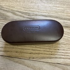 Coach Brown Eyeglasses Sunglasses Hard Clamshell Case - CASE ONLY