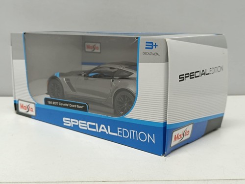 Chevrolet Corvette Grand Sport 2017 Grey Met Grigio Maisto 1:24 Usato 1/24 - Foto 10 di 18