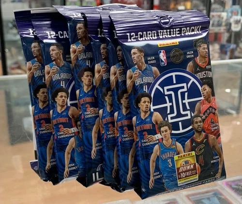 (6) Pack Lot 2021-22 Panini Illusions NBA Basketball 12 Card Value Pack