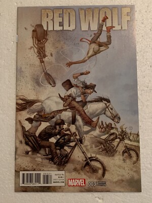 RED WOLF #3 NM 1:25 TEDESCO RETAILER INCENTIVE VARIANT - MARVEL 2015
