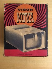 Vintage Slide Viewer With Box, Visor Nova