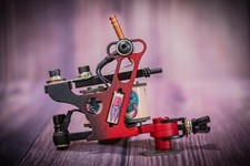 Handmade tattoo machine color packer mag 5-25, Running 95-100 Hz 4.5V Unloaded