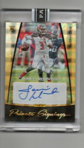 2015-16 JAMEIS WINSTON Panini Private Signings Autograph ...