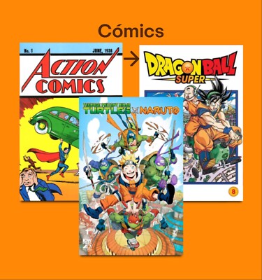 Tres cómics con enlace a Cómics