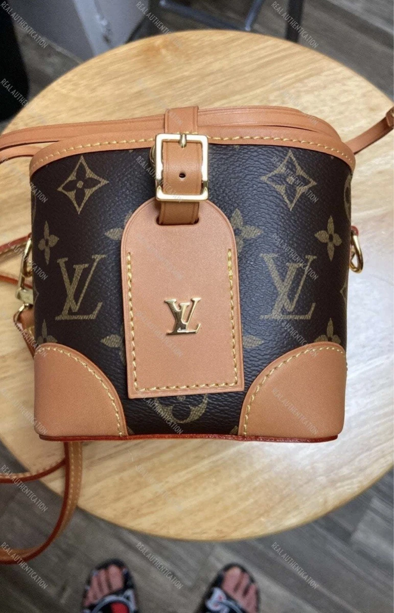 Louis Vuitton - Authenticated Bucket Handbag - Leather Brown for Women, Good Condition