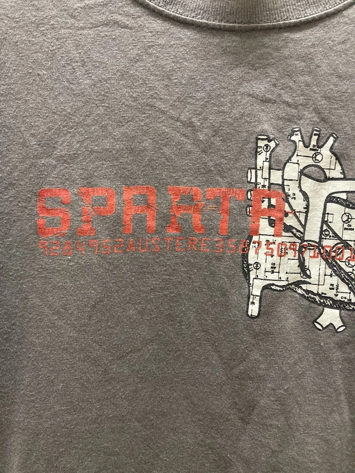 Camiseta De Colección Años 2000 Y2K Heart Sparta Band Talla S At The Drive In Mars Volta Foto 2 de 4
