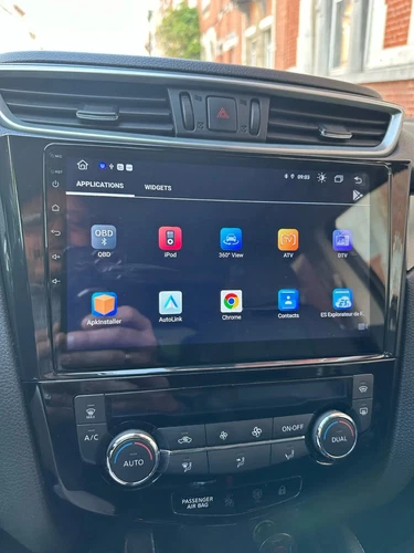 AUTORADIO 2DIN 32G ANDROID 13 CARPLAY RDS SWC TELECAMERA PER NISSAN QASHQAI J11 - Foto 4 di 22