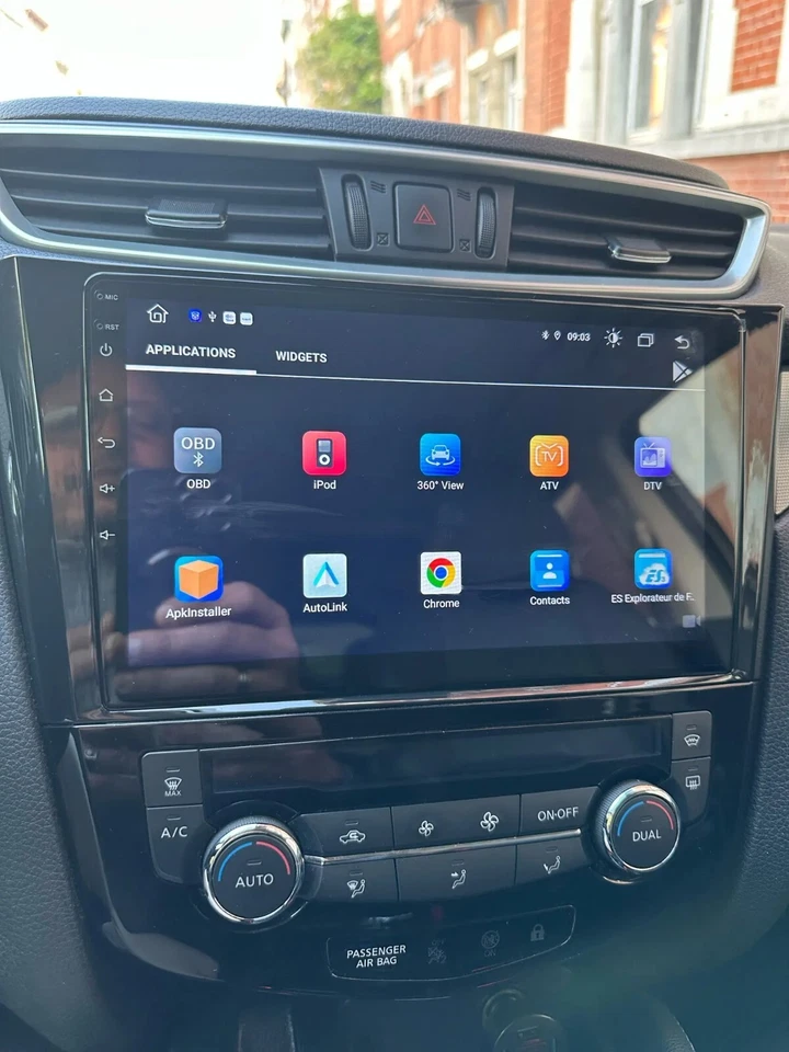 AUTORADIO 2DIN 32G ANDROID 13 CARPLAY RDS SWC TELECAMERA PER NISSAN QASHQAI J11 - Immagine 4 di 4