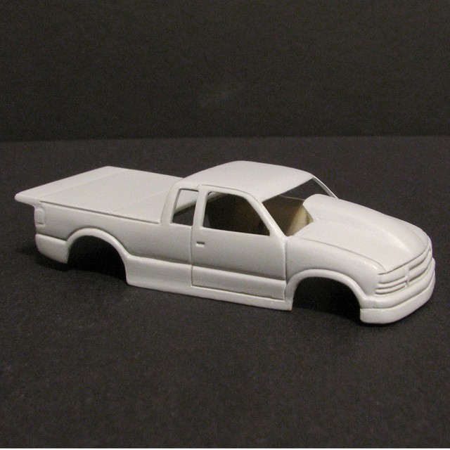 JF HO Scale PMT S10 Pro Mod Truck Resin Slot Car Body Fits 4 Gear